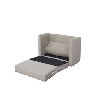 PULITO โซฟาเบดผ้า 2 ที่นั่ง รุ่น COLMAR-LB ขนาด 71x147x77 ซม. สีไลท์เบจ