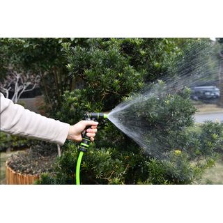 Tree O ปืนฉีดน้ำหัวฉีดอลูมิเนียมปรับ2รูปแบบ รุ่นGLB-8208-0 สีเขียวดำ