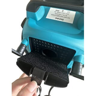 INOVAC เครื่องดูดฝุ่นดูดน้ำ  1400  วัตต์  ขนาด 20 ลิตร รุ่น RL128-D1200-20PS  สีฟ้า