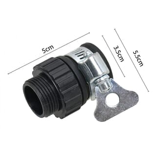 Tree O ข้อต่อสวมเร็ว+คลิปล็อค ขนาด3/4 รุ่นGLB-621319-0 สีเขียวดำ