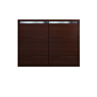 MJ บานซิงค์คู่ทึบตรง  71x91x0 ซม. SAV-S608-WN สีวอลนัท