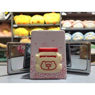 USUPSO กระจกพกพาทรงเหลี่ยม black milk tea ขนาด 6.2x8.7x1 (#BD)