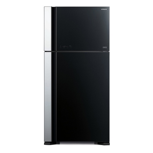 HITACHI ตู้เย็น 2 ประตู 19.4 คิว RVG550PDX GBK สีกระจกดำ