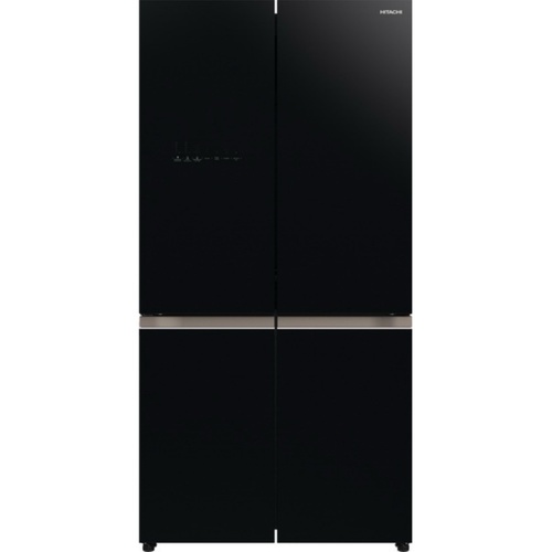 HITACHI ตู้เย็น 4 ประตู ขนาด 19.8 คิว รุ่น RWB640VF GBK สีกระจกดำ