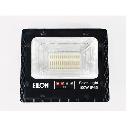 EILON โคมไฟฟลัดไลท์โซลาร์เซลล์ 100W DL รุ่น FDJ-100 แสงเดย์ไลท์