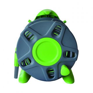 Tree’O Plus ชุดสายยางติดผนังพร้อมหัวฉีดน้ำและอุปกรณ์ รุ่นDY62220B ขนาด1/2” ยาว20เมตร สีเขียวเทา