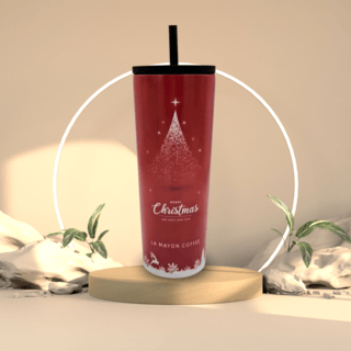LAMAYON Christmas premium glass 710 มล. รุ่น ZBST03 สีแดง