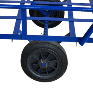 รถเข็นถังน้ำ 10 ปี๊ป ขนาด 60 x 120 ซม. ล้อไนล่อนล้อหน้า 8” ล้อหลัง 10”