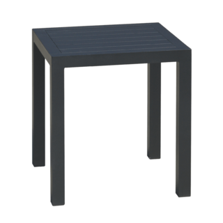 SUMMER SET โต๊ะ outdoor อลูมิเนียม Laemchabang ขนาด 45x45x50 ซม. สีดำ