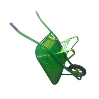 TUF รถเข็นปูนล้อเดี่ยว (ล้อตัน) รุ่น HB6200-1/O ขนาด 630x1380x620mm. (รับน้ำหนัก180kg./65ลิตร) สีเขียว