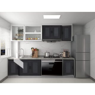 CLOSE บานซิงค์เดี่ยว ABS ขนาด 46x66 ซม. VICTORIA สีชาร์โคล