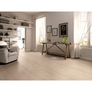 Marbella กระเบื้องปูพื้นลายไม้ 20x100x0.98ซม. รุ่น เมเปิ้ลไลท์ 11006 (1.2ตร.ม./กล่อง) (6แผ่น) A.