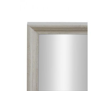 Nice กระจกมีกรอบทรงเหลี่ยม (PS) รุ่น มิเอะ ขนาด 40x60 ซม. สีขาว 