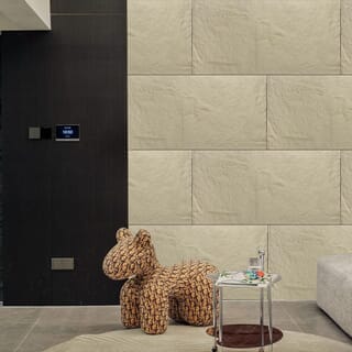 GREATWOOD บอร์ด PU หินเทียมลาย Stone Skin ขนาด 60x120CM สี Ash Black