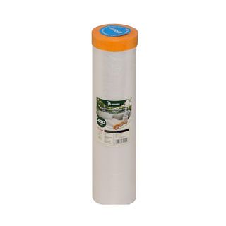 HUMMER พลาสติกปิดเพื่อป้องกันฝุ่นและสี HDPE 7Micron 450ซม. X 20 เมตร 