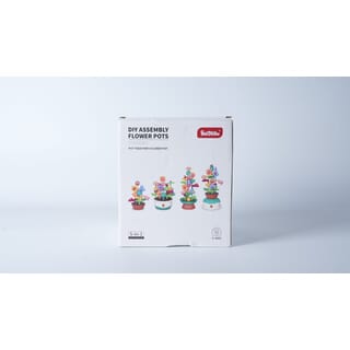 TOYS ของเล่นชุดตัวต่อกระถังต้นไม้ 41ชิ้น #953A ขนาด(21x19x19ซม.) 