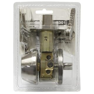 COLT LITE กุญแจลิ้นตาย 1 ด้าน สเตนเลส-201 รุ่น 9301 สีสเตนเลส