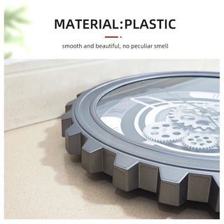 COZY นาฬิกาแขวนผนัง  รุ่น ANTONY   ขนาด 50x50x7 ซม.  สีเทา