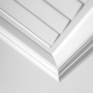 HOLZTUR ประตู HDF บานทึบ 2 ฟัก HDF-S15 80x200ซม. สีขาว