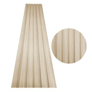 GREAT WOOD ไม้ฝ้าระแนง WPC W195  19.5x1.15x290 ซม. Light gray