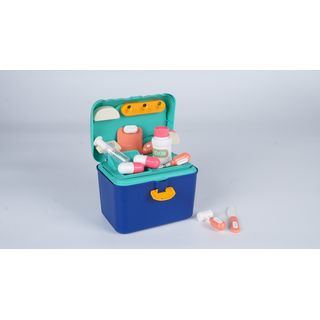 TOYS ของเล่นชุดกระเป๋าเครื่องมือแพทย์พร้อมอุปกรณ์ # 2201-2 ขนาด 16.5x13.5x19 ซม.