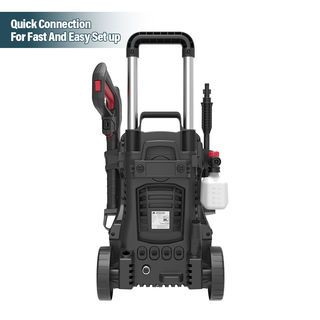 BISON เครื่องฉีดน้ำแรงดันสูง 160 บาร์ 2200W รุ่น YLQ5780H-160A พร้อมสายแบบใยเหล็กพิเศษ