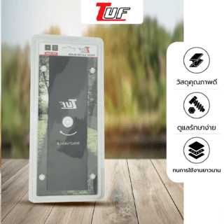 TUF ใบมีดตัดหญ้าทรงสีเหลี่ยม รุ่น YT-1142 ขนาด305x90x1.8มม(12นิ้ว)สีดำ
