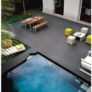 Marbella กระเบื้องเซรามิคปูพื้น 16x16 นิ้ว รุ่น อาเกต ดาร์ก เกรย์  LIEN21 Matt (12P)