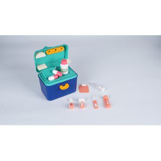 TOYS ของเล่นชุดกระเป๋าเครื่องมือแพทย์พร้อมอุปกรณ์ # 2201-2 ขนาด 16.5x13.5x19 ซม.