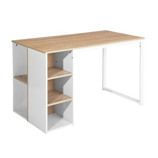 SMITH โต๊ะทำงาน รุ่น BOKA ขนาด 120x60x75 ซม. สีขาว 