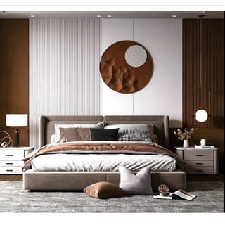GREAT WOOD แผ่นลามิเนตปิดผิว สีโมรันดี HPL รุ่น YJ9293-8 ขนาด122*280*0.8 ซม.