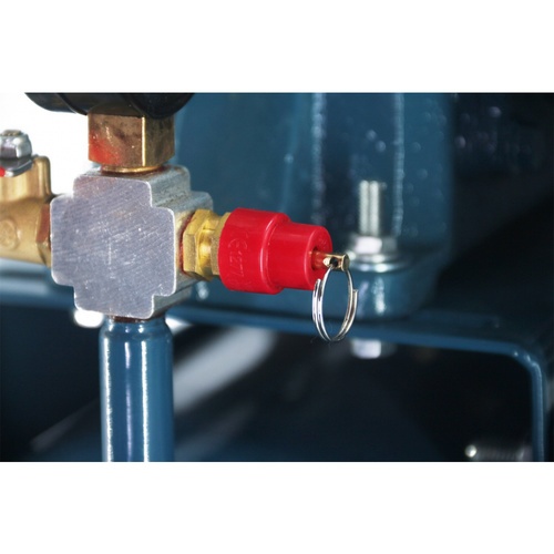 BISON ปั๊มลมสายพาน ขนาด 36 ลิตร 1 แรงม้า รุ่น 1051-36