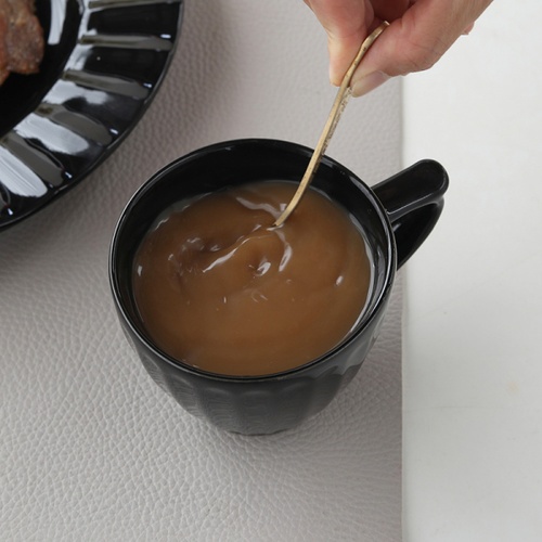 ADAMAS ถ้วยกาแฟ 270 มล. SNOOZE-BL07 สีดำ