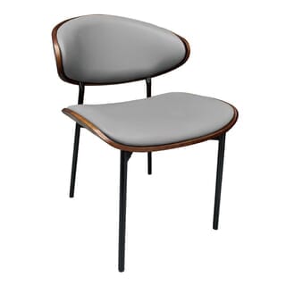 DELICATO เก้าอี้อเนกประสงค์ รุ่น Moya ขนาด 48x40x75 ซม. สีเทา