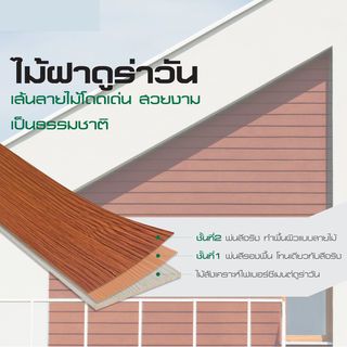 ดูร่าวัน ไม้ฝา 0.8x15x400 ซม. สีไม้สน