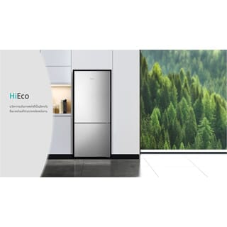 HISENSE ตู้เย็น 2 ประตู ขนาด 14.7 คิว รุ่น RB556N4TGN สีเงิน