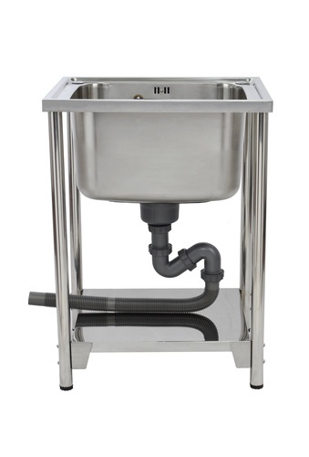 KOCH KITCHEN อ่างล้างจานพร้อมขาตั้ง 1 หลุมไม่มีที่พัก SUS304 60x48x79 ซม. BIG BOWL (1/3)