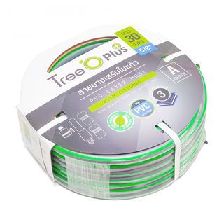 Tree’O สายยาง พีวีซี เสริมใยแก้ว เกรด A พร้อมข้อต่อ ขนาด 5/8