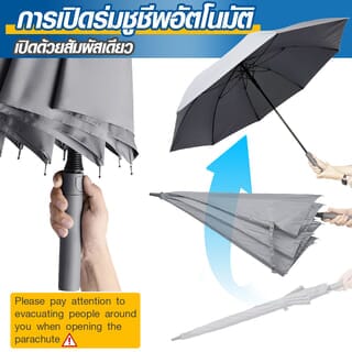 KOJI ร่มยาวด้ามตรง แบบกึ่งอัตโนมัติ 30 นิ้ว 8 ก้าน รุ่น YF-L2021002 ขนาด 130x130x100 ซม. คละสี