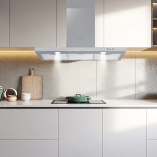 KOCH KITCHEN เครื่องดูดควันติดผนัง 90 ซม. TITAN สีเงิน