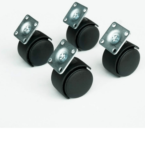 KAMPER ล้อแป้นหมุน Black Nylon 30มม (1.2นิ้ว) รุ่น TWP-30
