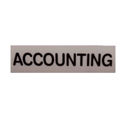 ป้ายPP (ACCOUNTING) SGB1103-33 ขนาด 16x4 ซม.