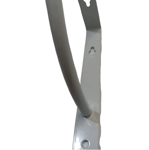 ฉากรับชั้นเหล็ก PQS-SJJ01 15*2*15cm สีขาว