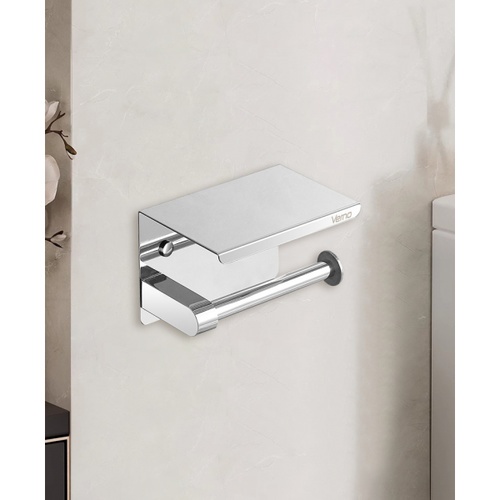 Verno ที่ใส่กระดาษชำระสแตนเลส304 รุ่น เวนิส-TH04 ขนาด 14x10x10 ซม. สีโครเมี่ยม