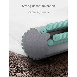 ICLEAN ม็อปฟองน้ำ PVA ดับเบิ้ลโรลเลอร์ ขนาด 6x27x120 ซม.รุ่น UN3302GR สีเขียว