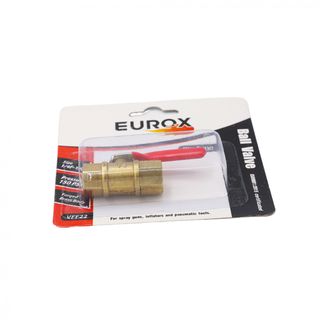 EUROX บอลวาล์ว 2หุน(เมีย+เมีย)ทองเหลือง