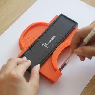 HUMMER ตัวลอกแบบงานกระเบื้อง รุ่น JGDW0705 ขนาดยาว 5 นิ้ว ลึก 3cm  (10.10X14.5X2.1cm)