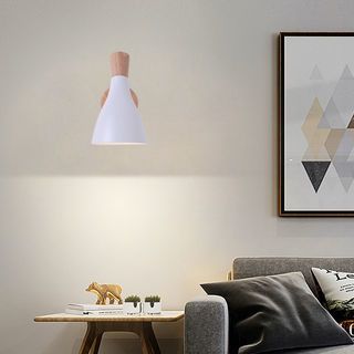 EILON โคมไฟติดผนังนอร์ดิก E27 5W รุ่น GC YY2240 สีขาว