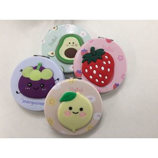 USUPSO กระจกพกพาทรงกลม(คละสี)ขนาด 7.0x7.0x1.0ซม.(#X)