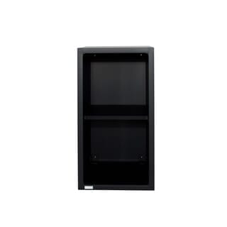 CLOSE ชั้นเข้ามุม UPVC LABARIS ขนาด 35x66x34 สีดำ